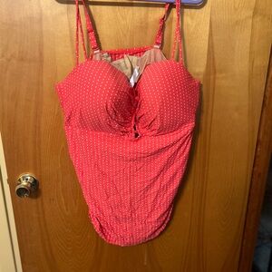 Red Polka Dot Swimsuit